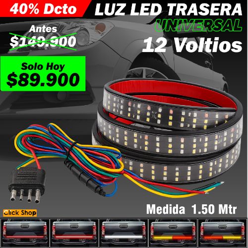 LUZ LED TRASERA