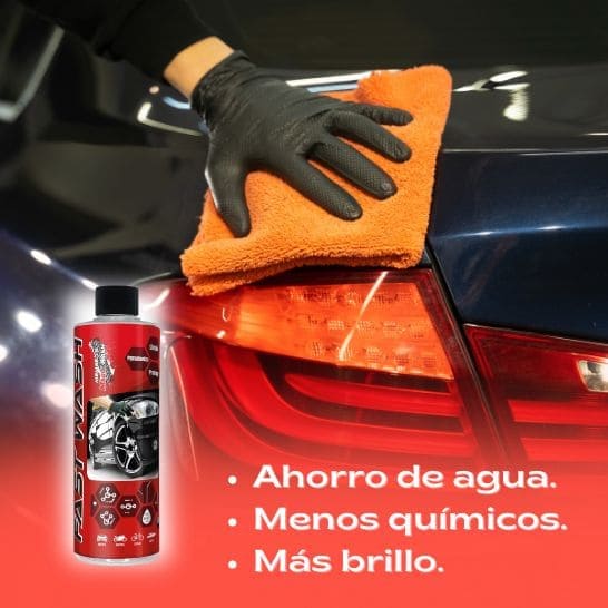 Lava tu carro en seco Sin agua | FAST WASH 450 ml