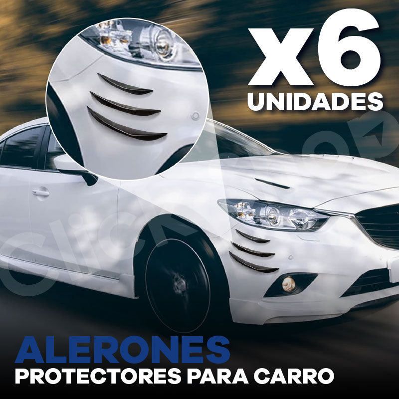 Juego Alerones Bomper x 6 Unidades