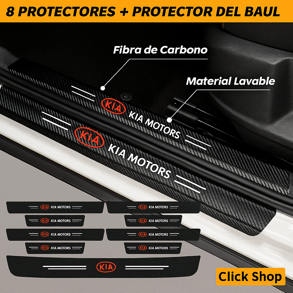 8 PROTECTORES +1 BAUL