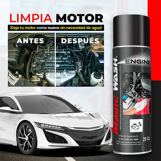 Limpia Motor 500 ml | Deja tu Motor como nuevo y Sin agua