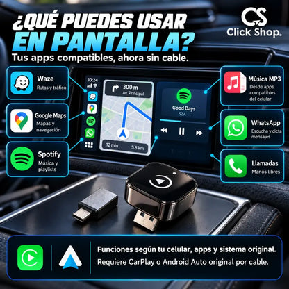Adaptador Carplay inalámbrico
