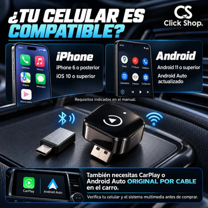 Adaptador Carplay inalámbrico