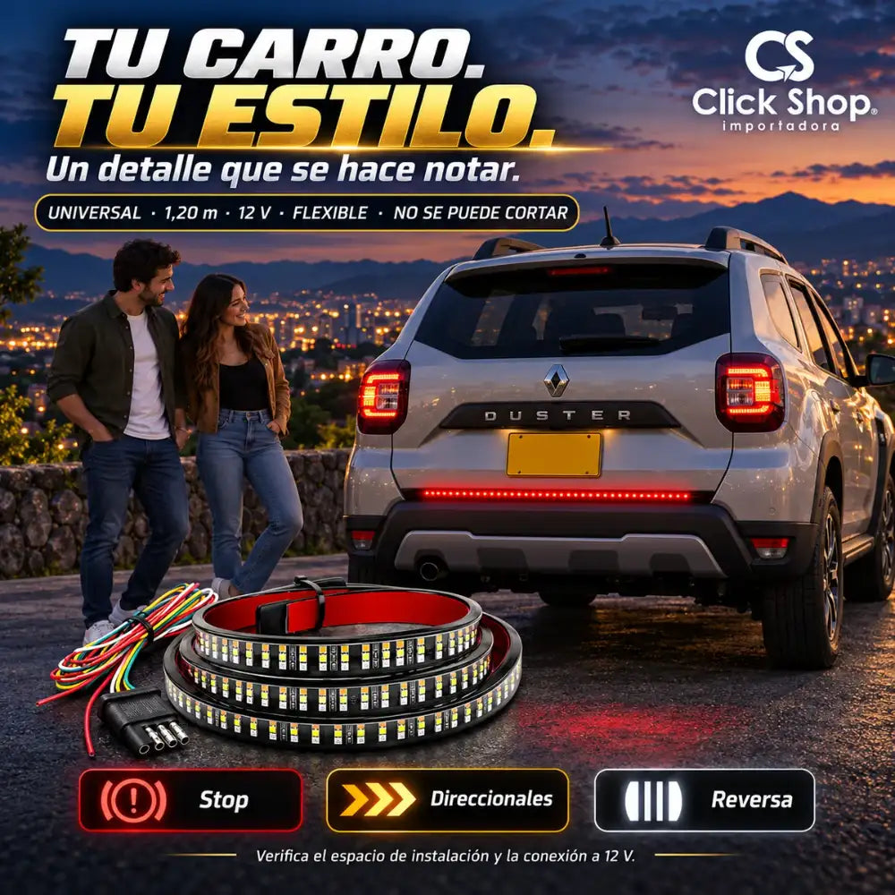 LUZ LED TRASERA PUNTOS 12V