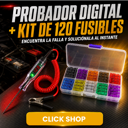 Set 120 Fusibles + Probador de Circuito