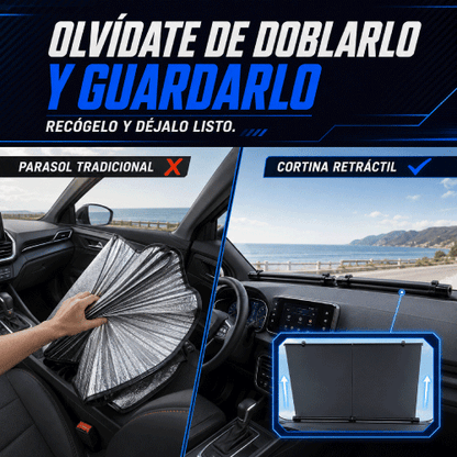 2 Cortinas Parasol Retractil
