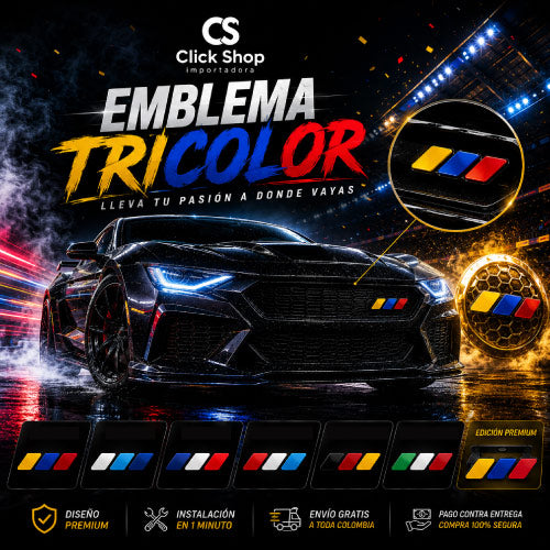 EMBLEMA DEPORTIVO TRICOLOR