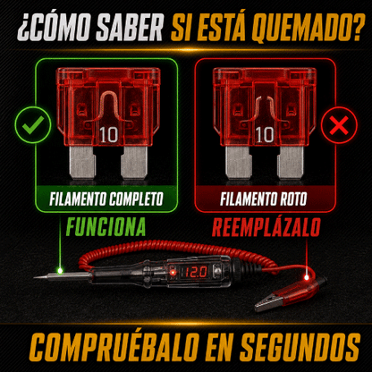 Set 120 Fusibles + Probador de Circuito