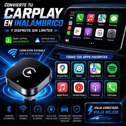 Adaptador Carplay inalámbrico