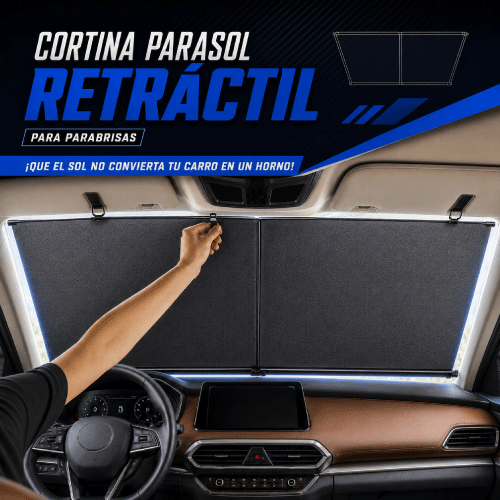 2 Cortinas Parasol Retractil