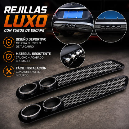 Rejillas con silenciador x 2