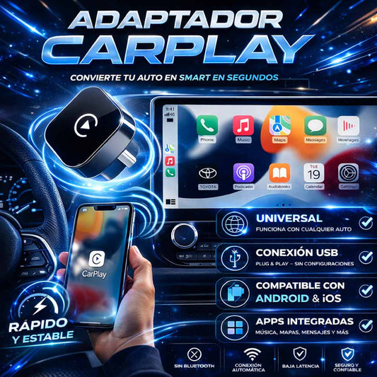 Adaptador Carplay inalámbrico