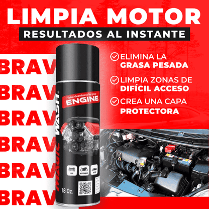 Limpia Motor 500 ml | Deja tu Motor como nuevo y Sin agua