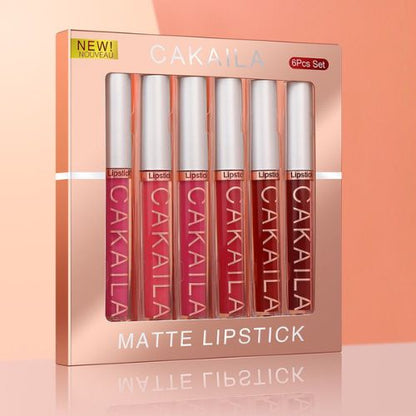 Set Exclusivo de 6 Labiales Mates Líquidos