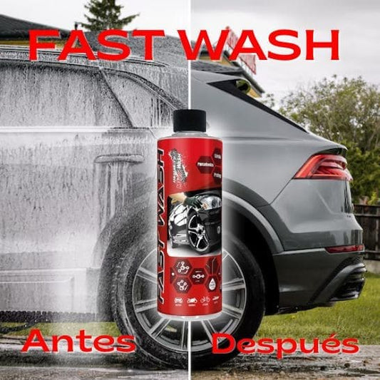 Lava tu carro en seco Sin agua | FAST WASH 450 ml