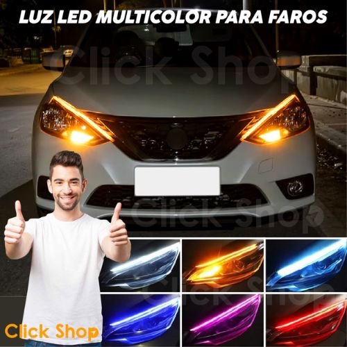 Luz LED Multicolor para los Faros de Carro