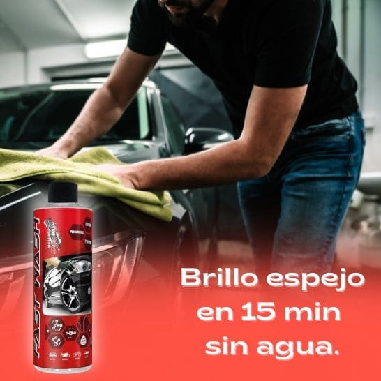 Lava tu carro en seco Sin agua | FAST WASH 450 ml