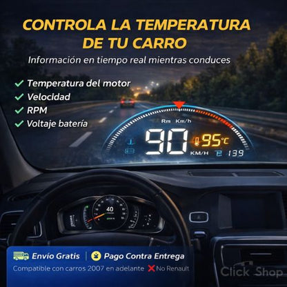 Proyector velocimetro digital