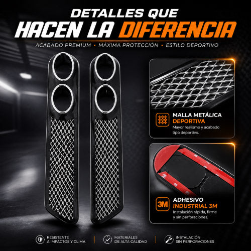 Rejillas con silenciador x 2