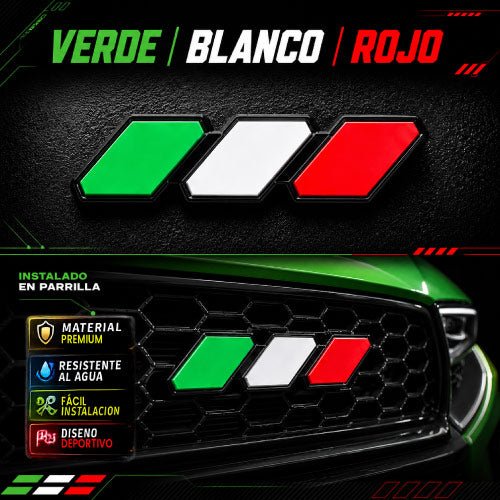 EMBLEMA DEPORTIVO TRICOLOR