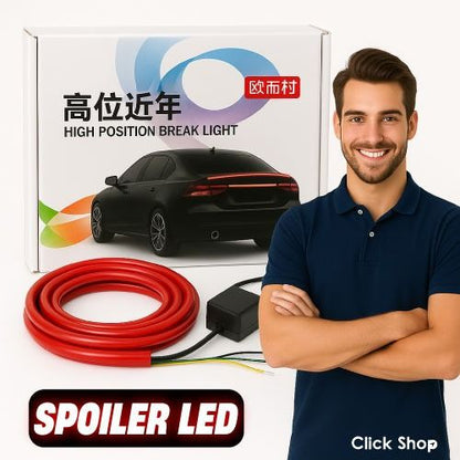 Spoiler para baúl LED