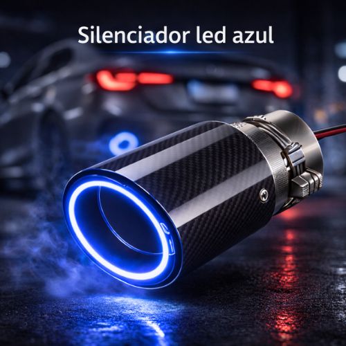 TUBO DE ESCAPE CON SILENCIADOR DE LUZ