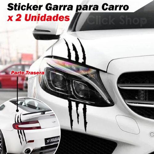 Sticker Garra para Carro X 2 Unidades