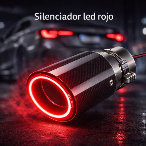 TUBO DE ESCAPE CON SILENCIADOR DE LUZ