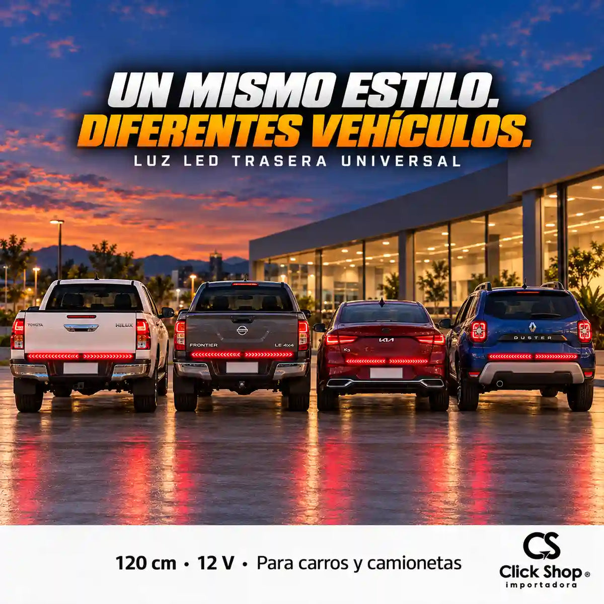 LUZ LED TRASERA FLECHAS 12V