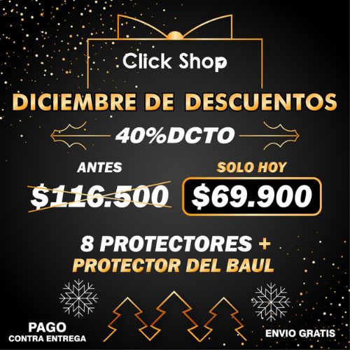 8 Protectores + Protector Baúl  $69.900