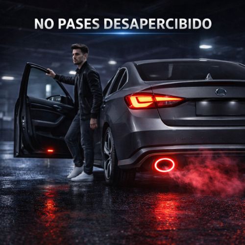 TUBO DE ESCAPE CON SILENCIADOR DE LUZ