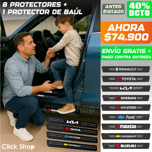 8 PROTECTORES +1 BAUL
