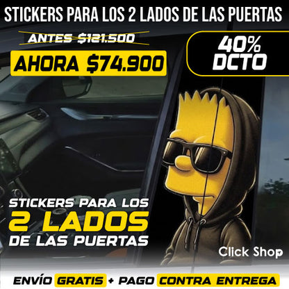 Stickers para los 2 lados de las puertas