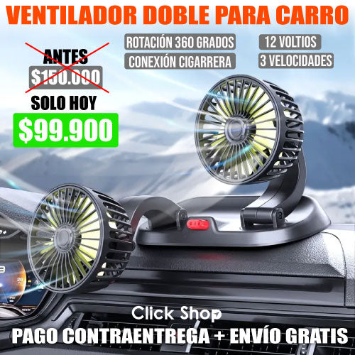 Ventilador para carro 360