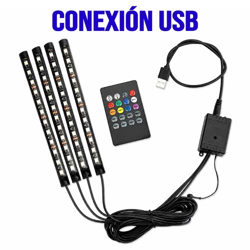 LUCES LED X 4