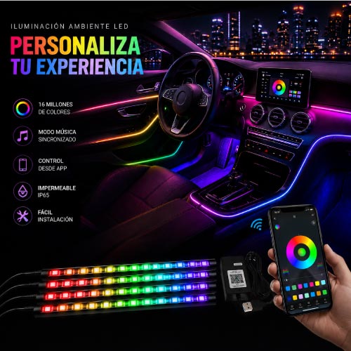 LUCES LED X 4